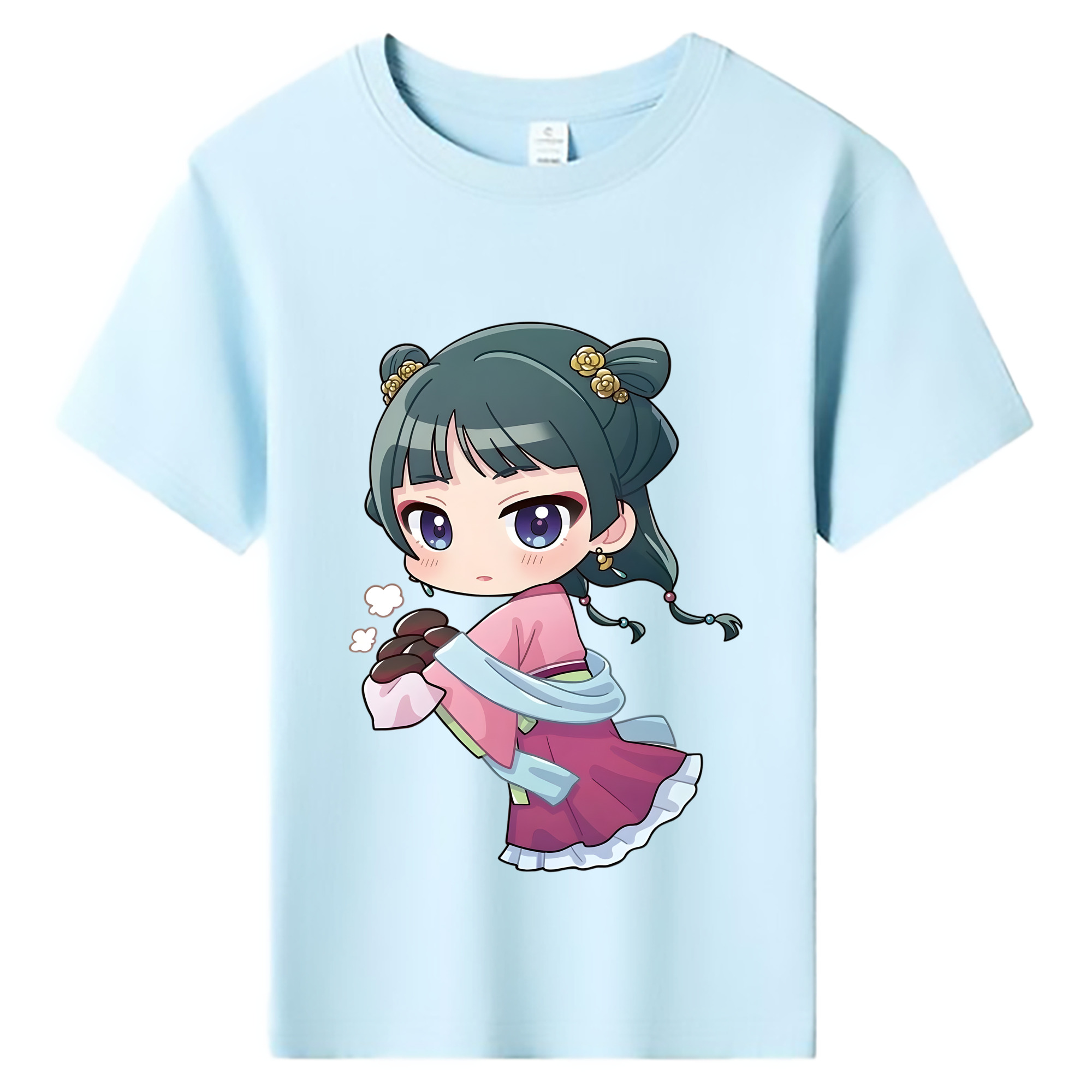 （画像用） 薬屋のひとりごと The Apothecary Diaries 綿100％キッズTシャツ（フロントプリント）